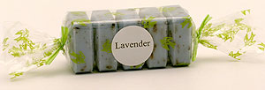 5 Mini Lavender Guest Soaps - Made by Pre De Provence